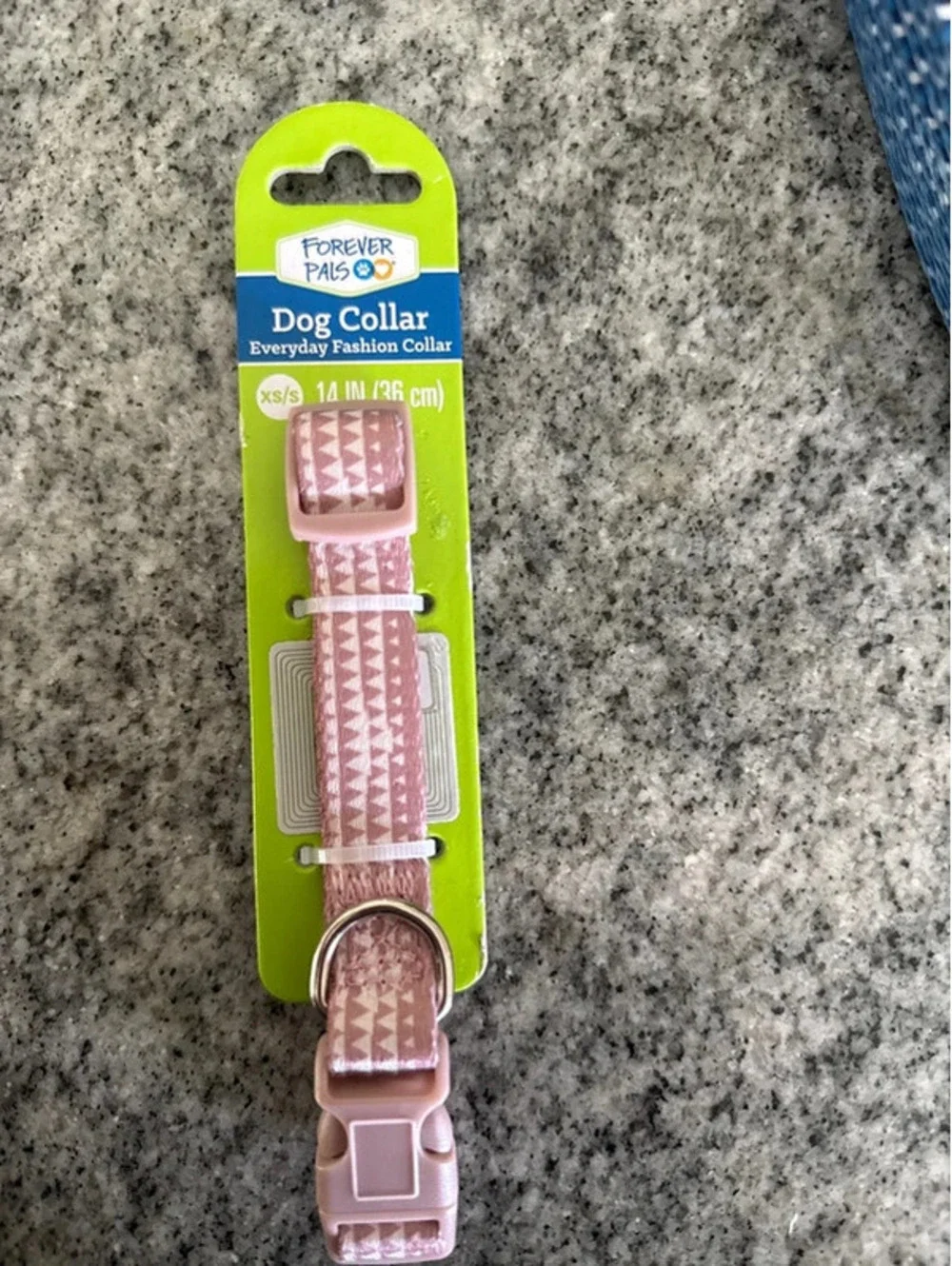 Forever pals dog collar small xtra small rose pink NWT